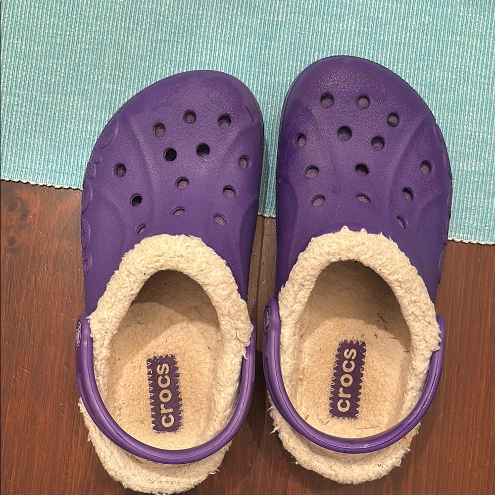 Crocs Kids Purple Clogs
